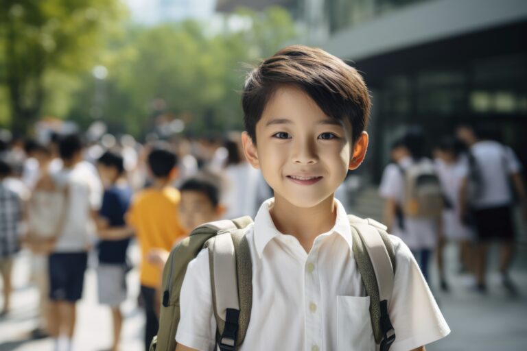 Portrait Young Student Attending School